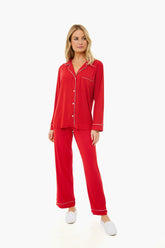 Haute Red Boxed Long PJ Set
